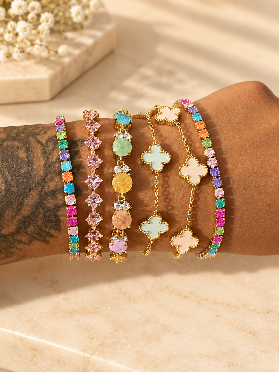 Candy Set Bracelet Stack