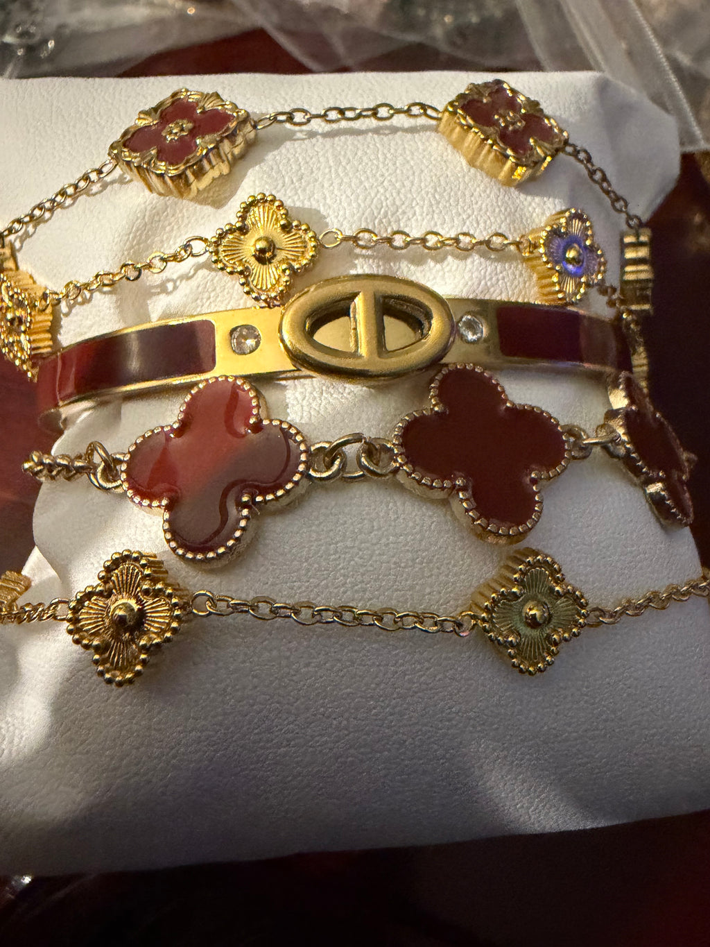Merlot & Gold Stack