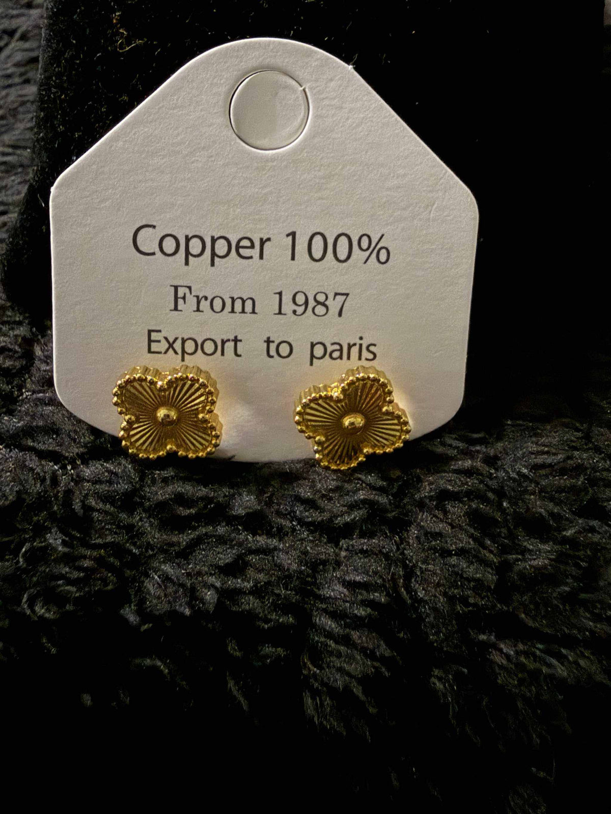 Gold Clovers Earrings