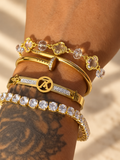 Diamond Diva 4-Piece Bracelet Stack