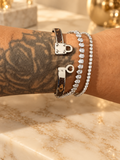 Lock and Key Bracelet Stack