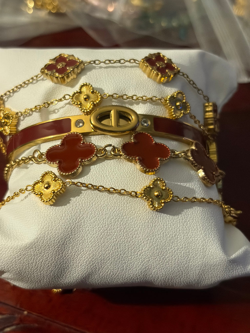 Merlot & Gold Stack