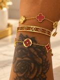 Crimson Clover 3-Piece Bracelet Stack