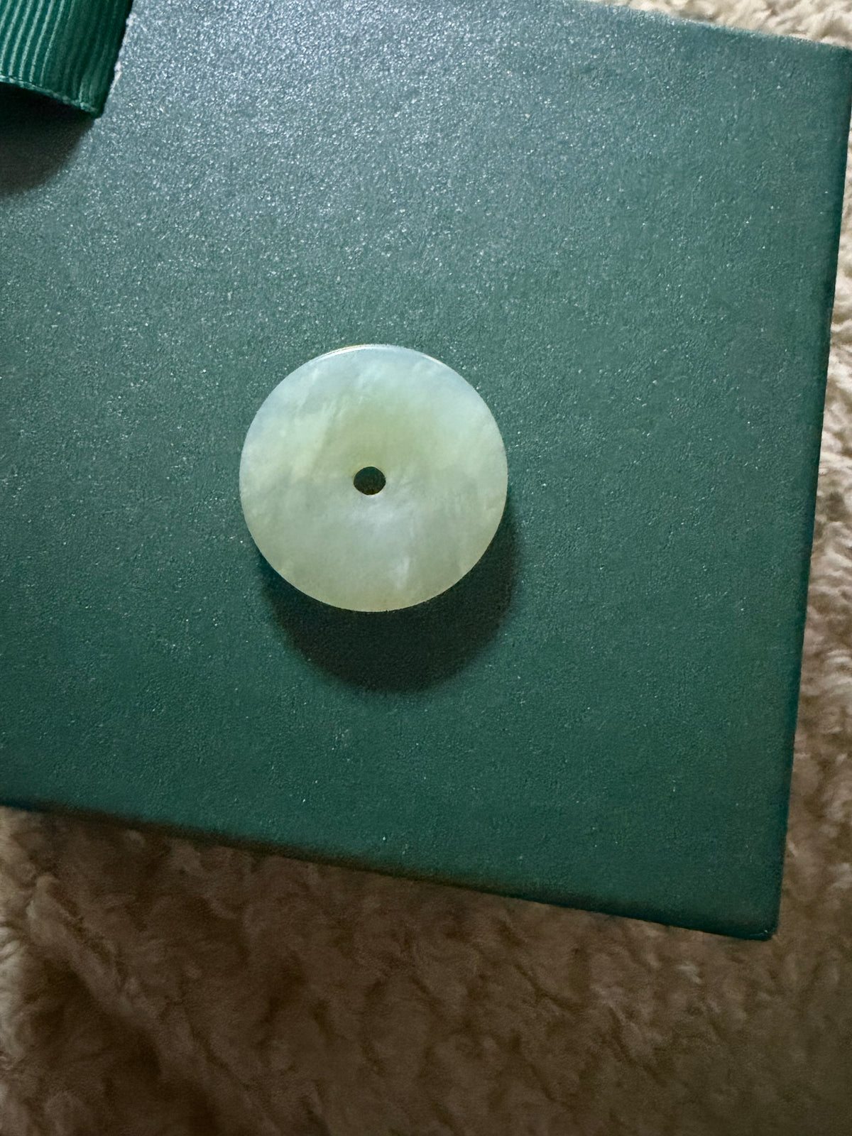 Jade Donut Pendant