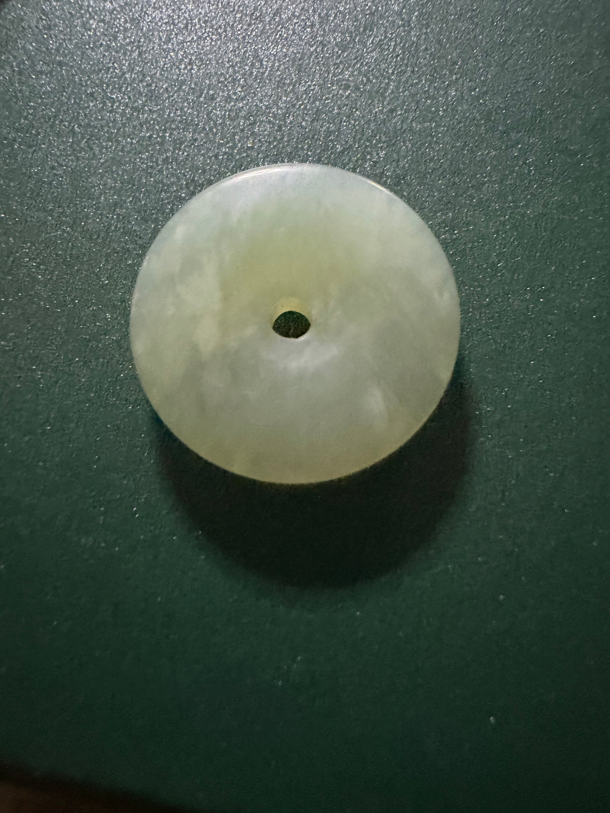Jade Donut Pendant