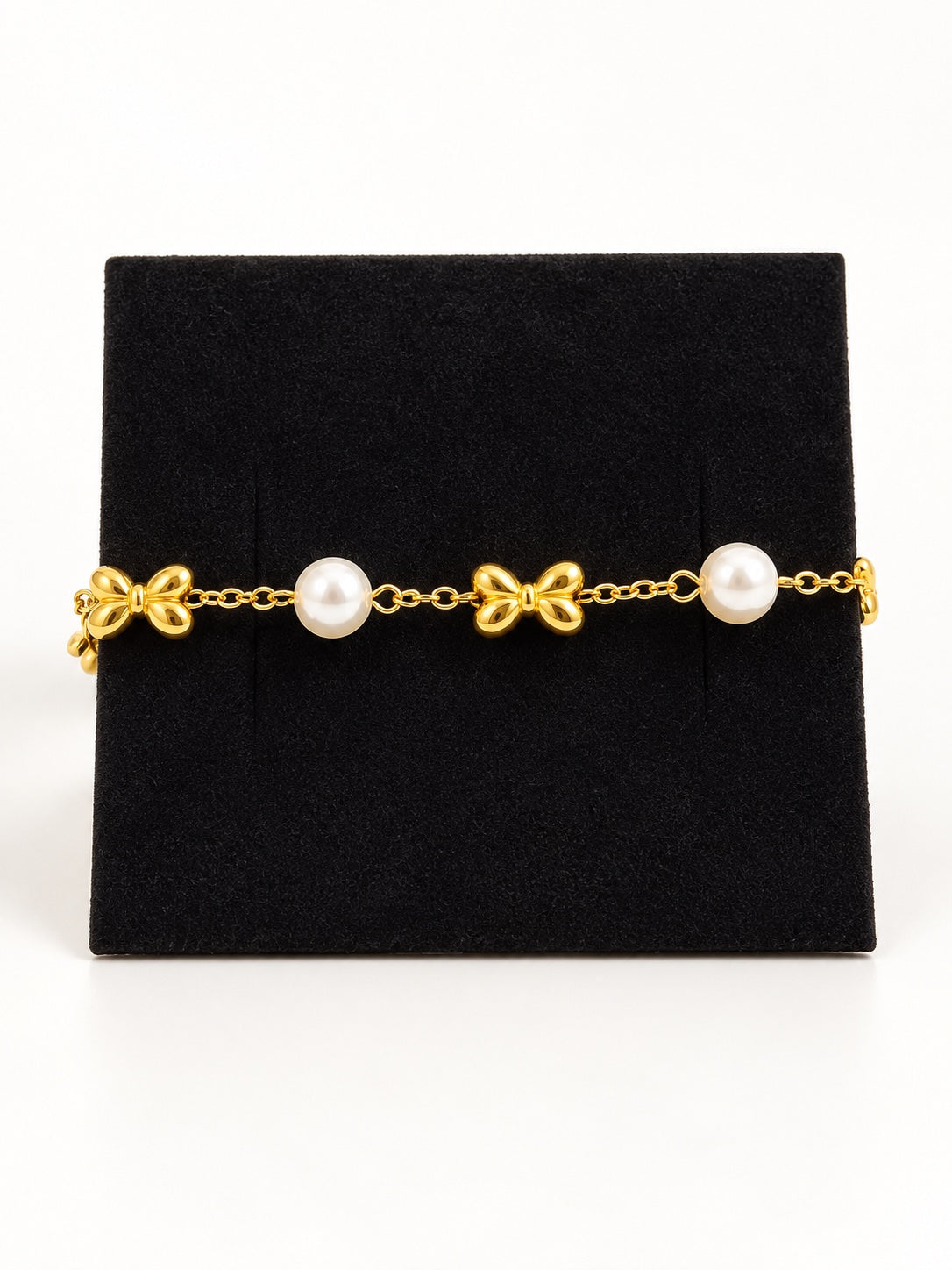 Bow & Pearl Bracelet